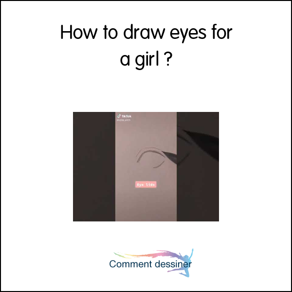How to draw eyes for a girl